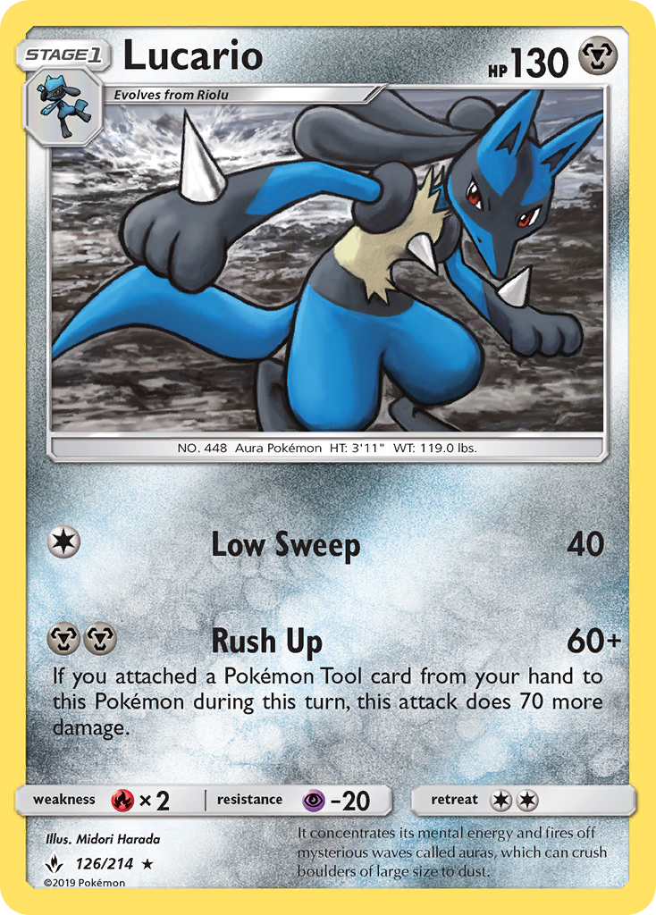 Lucario (126/214) [Sol y Luna: Lazos Indestructibles]