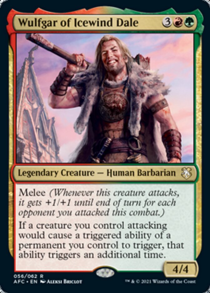 Wulfgar du Valbise [Donjons & Dragons : Adventures in the Forgotten Realms Commander]