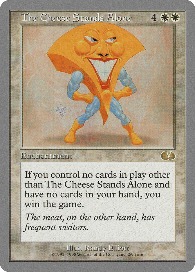 Le fromage seul [Unglued]