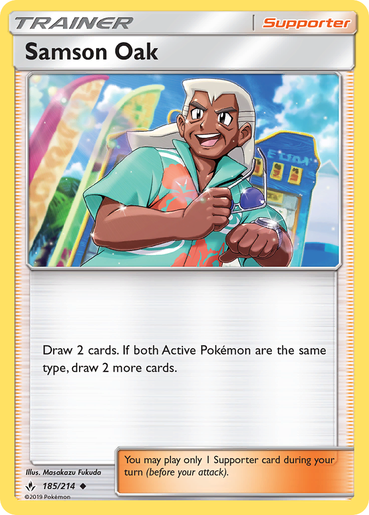 Samson Oak (185/214) [Sol y Luna-Vínculos Indestructibles]