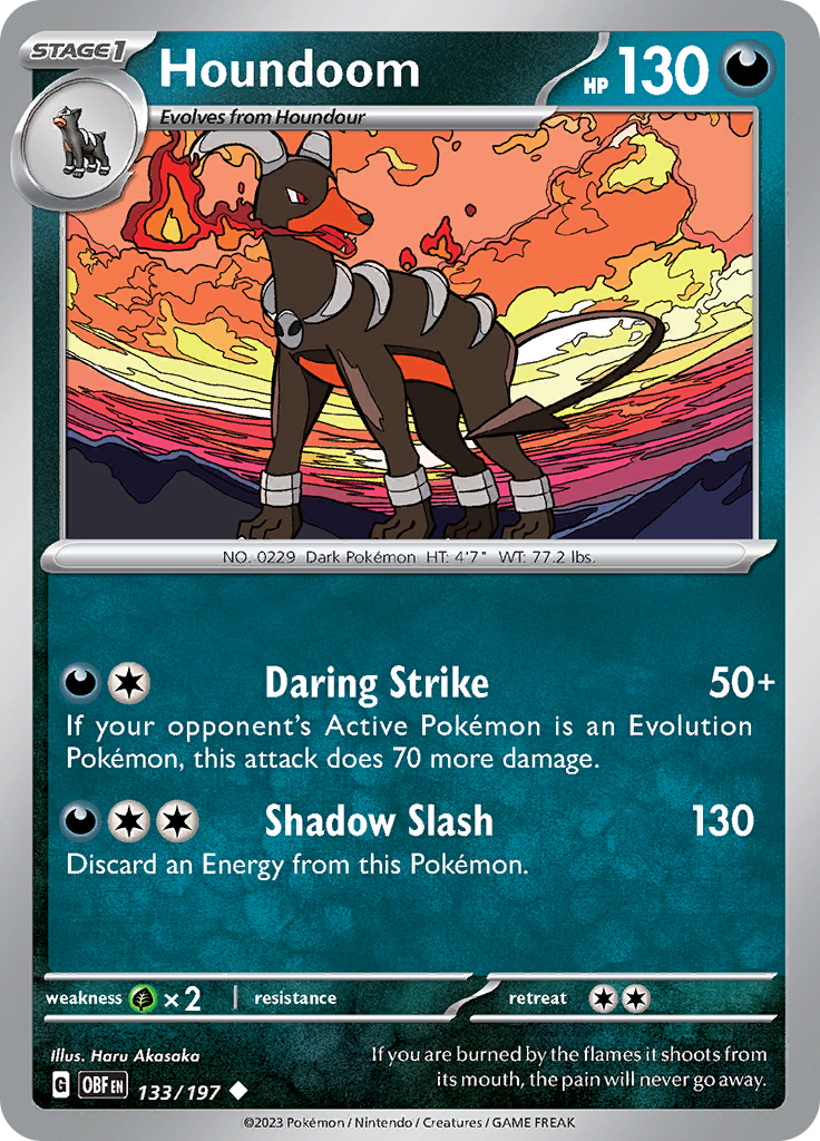 Houndoom (133/197) [Escarlata y Púrpura: Llamas Obsidianas]