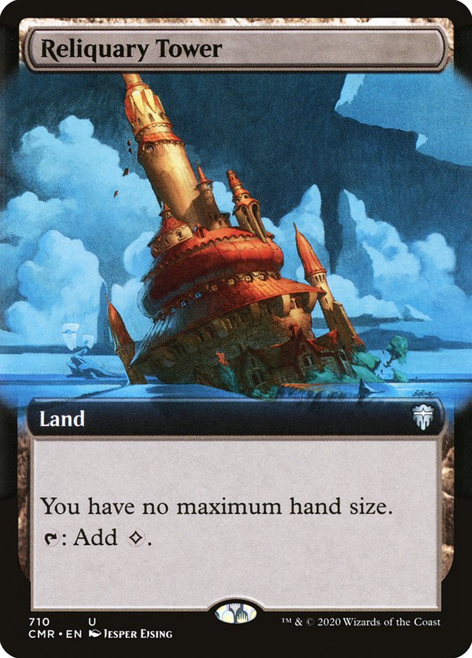 Torre del Relicario (Arte extendido) [Commander Legends]