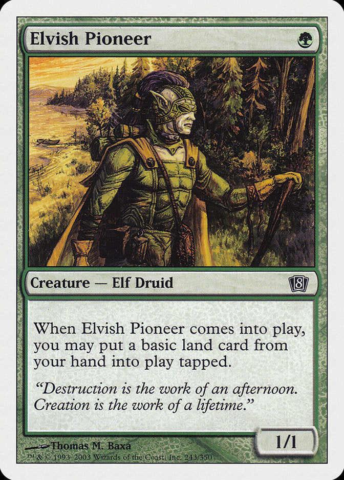 Pionnier elfe [Huitième édition]