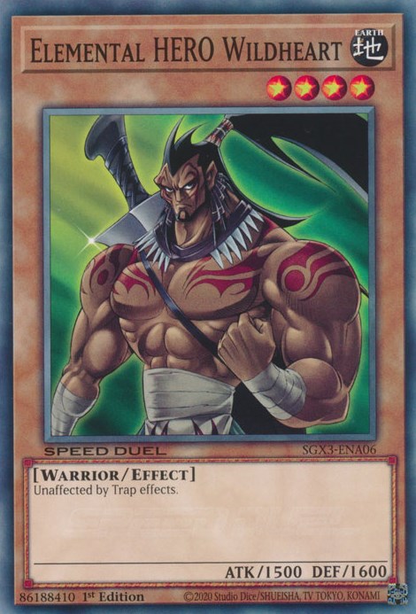 HÉROE Elemental Wildheart [SGX3-ENA06] Común