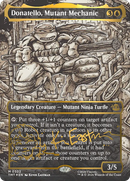 Donatello, mutante mecánico (sin bordes) (firma estampada en oro) [Tortugas Ninja]