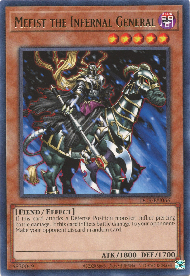 Mefist, General Infernal (25 Aniversario) [DCR-EN066] Rara