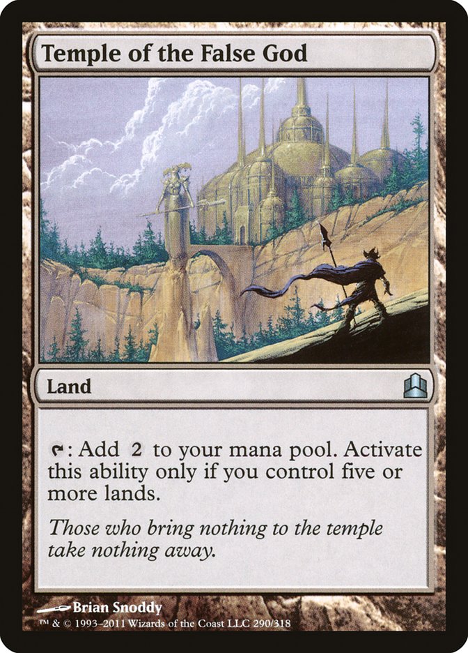 Templo del Dios Falso [Commander 2011]