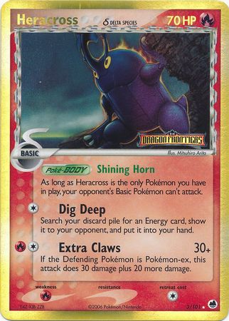 Heracross (3/101) (Espèce Delta) (Estampillé) [EX : Gardiens du Pouvoir]