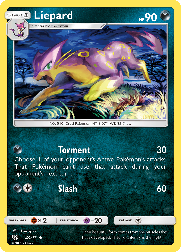 Liepard (49/73) [Soleil et Lune : Légendes Brillantes]