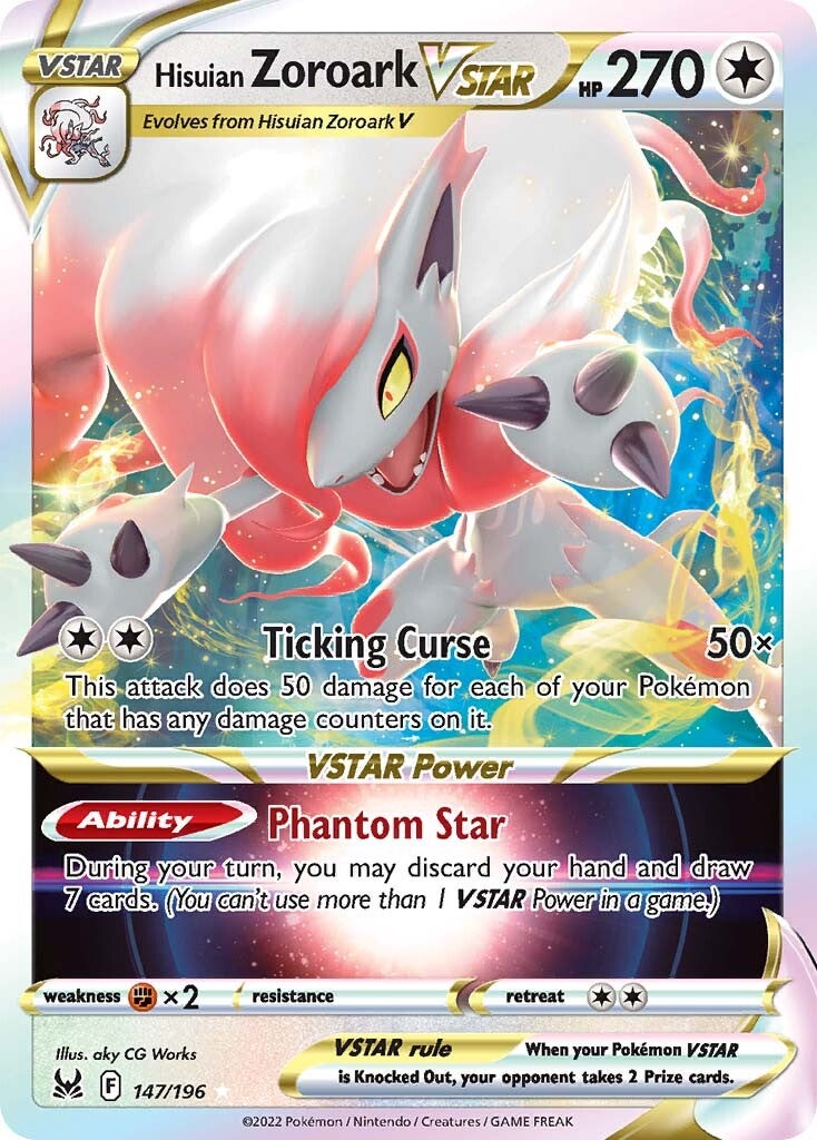 Zoroark de Hisui V-ASTRO (147/196) [Espada y Escudo: Origen Perdido]