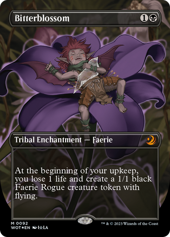 Floraison amère (Anime sans bordure) (Foil Confettis) [Les friches d'Eldraine : Histoires enchantées]