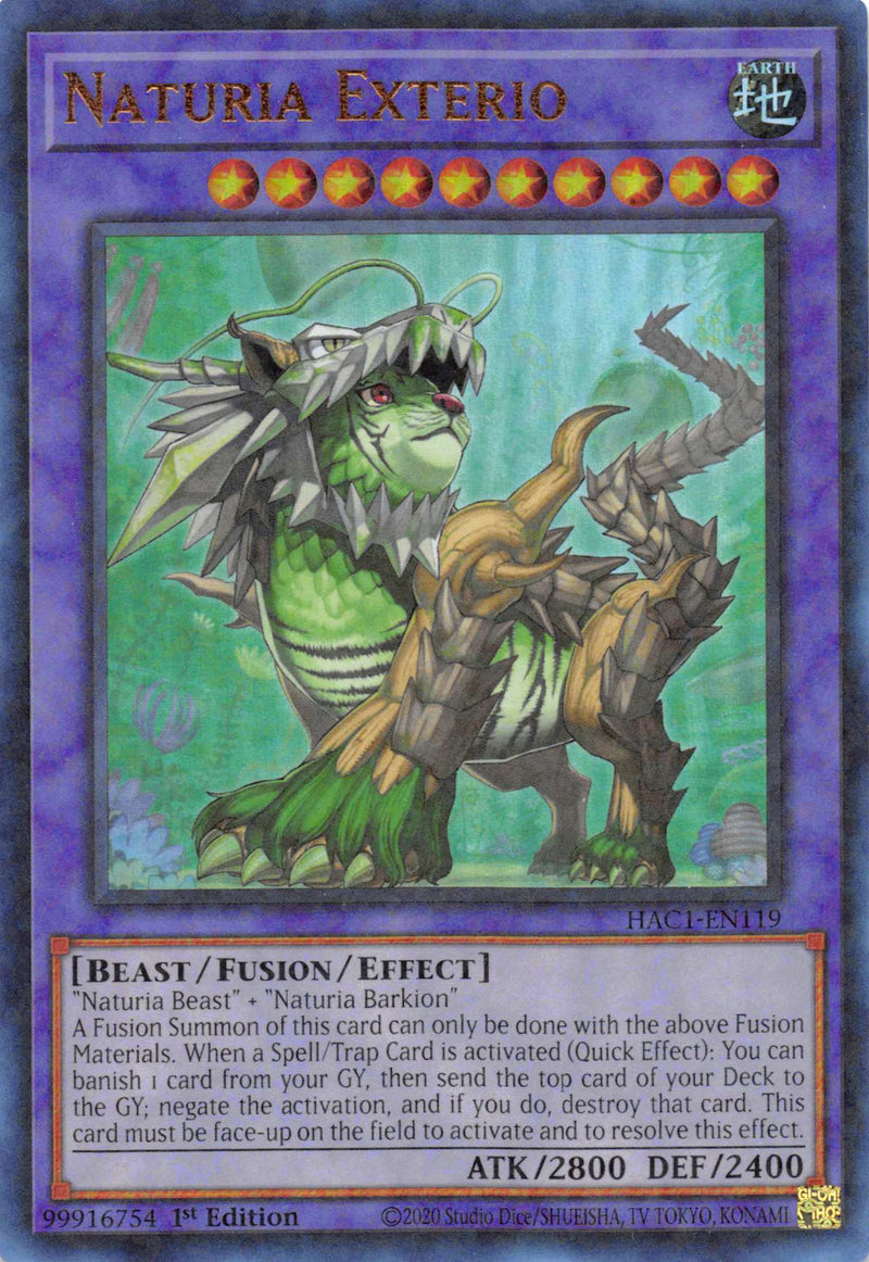 Naturia Exterio (Terminal du Duelliste) [HAC1-FR119] Parallel Rare