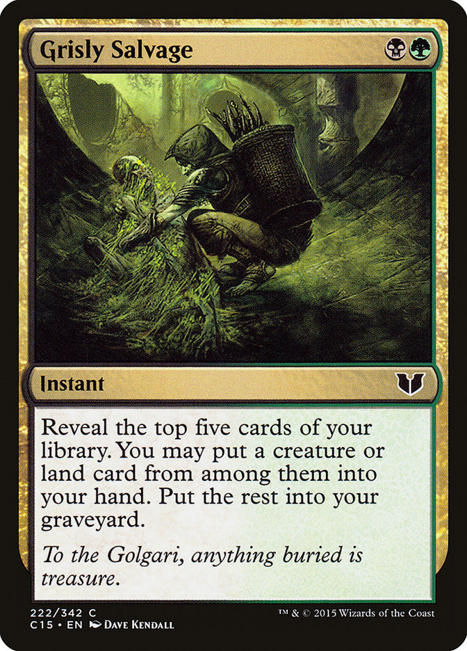 Récupération macabre [Commander 2015]