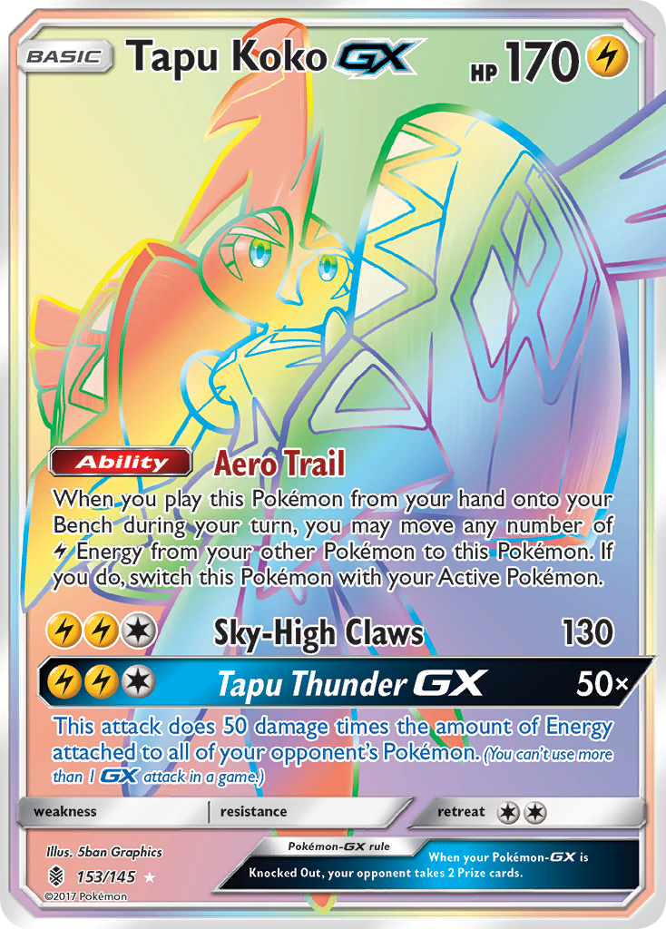 Tokorico GX (153/145) [Soleil et Lune : Gardiens Ascendants]