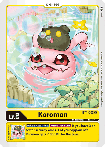 Koromon [BT4-003] [Gran Leyenda]