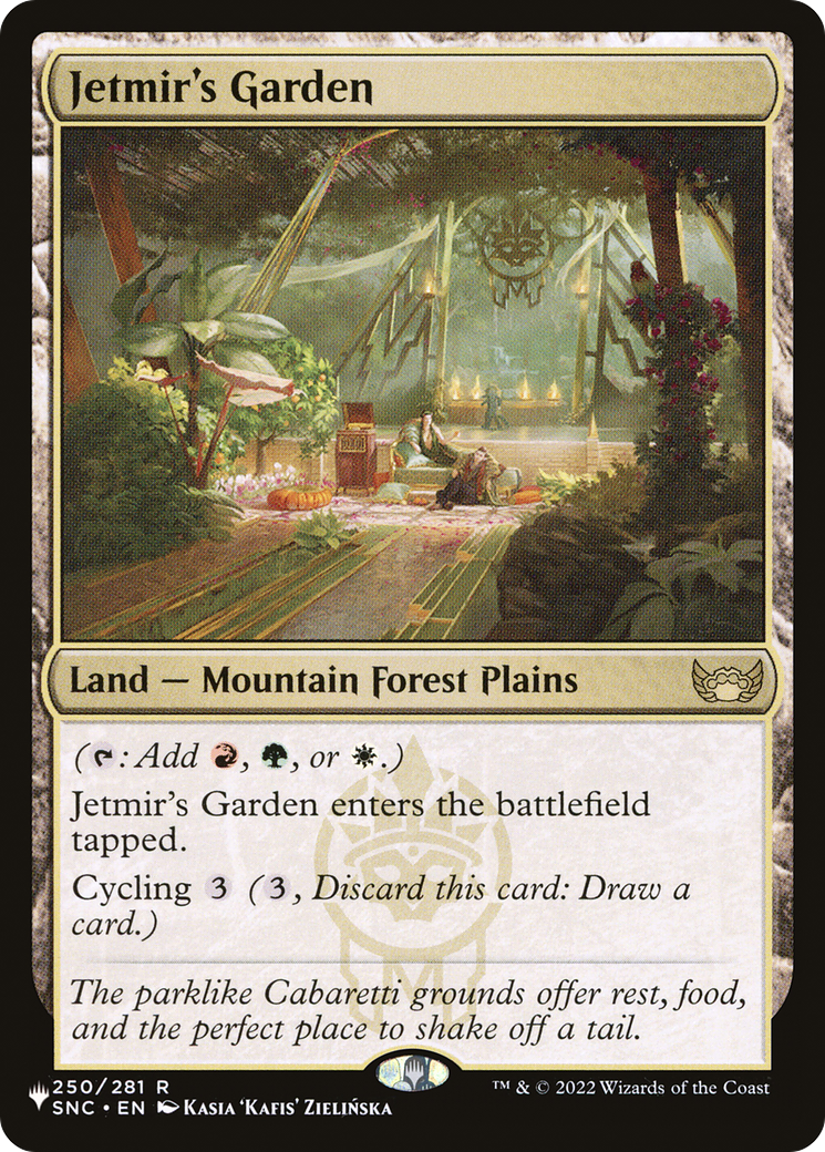 Le Jardin de Jetmir [La Liste]
