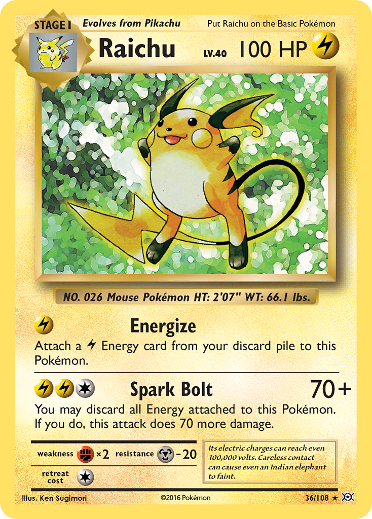 Raichu (36/108) [XY: Évolutions]