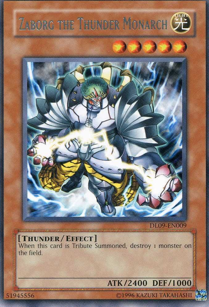 Zaborg le Monarque du Tonnerre (Argent) [DL09-EN009] Rare