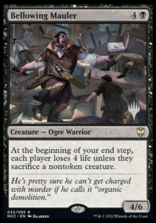 Maullador bramador (paquete promocional) [Cartas promocionales de Commander de Calles de Nueva Capenna]