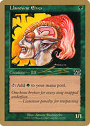 Elfos de Llanowar (Nicolas Labarre) [Mazo de Campeonato Mundial 2000]