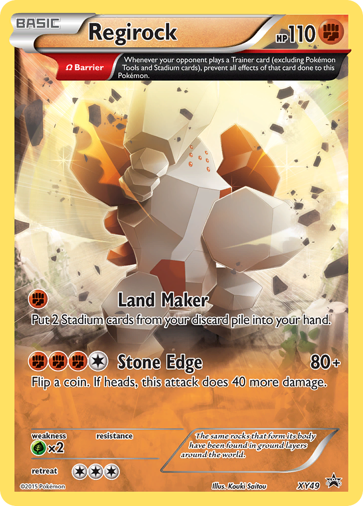 Regirock (XY49) [XY : Promo Black Star]