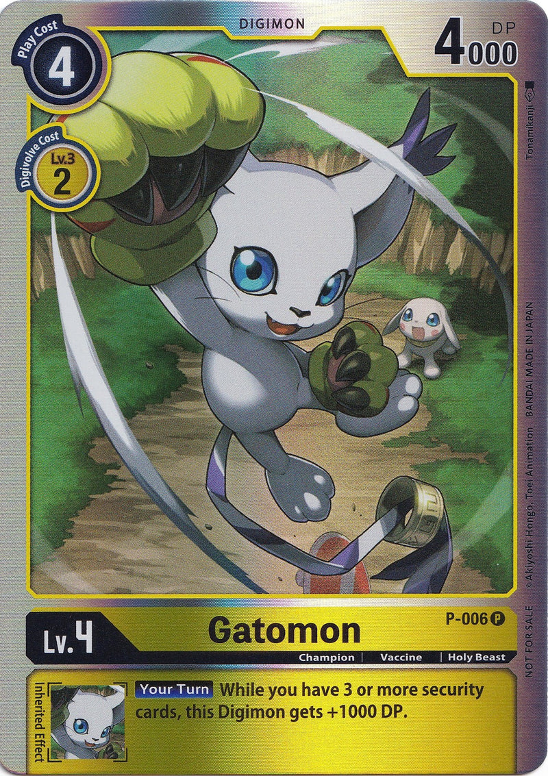 Gatomon [P-006] (Rainbow Foil) [Cartas Promocionales]