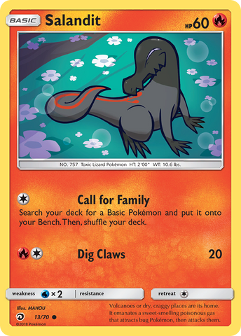 Salandit (13/70) [Sol y Luna: Majestad Dragón]