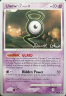 Unown G Nv.17 (57/106) (Stallgon - David Cohen) [Campeonatos Mundiales de 2009]
