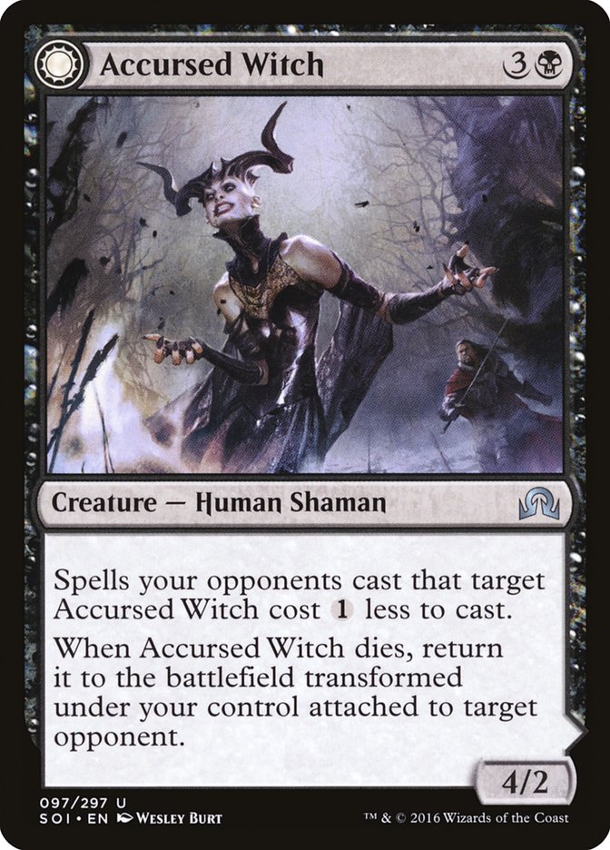 Sorcière maudite // Malédiction contagieuse [Ténèbres sur Innistrad]