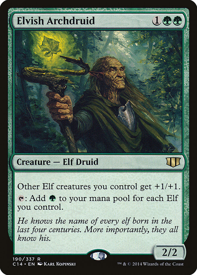 Archidruide elfe [Commander 2014]