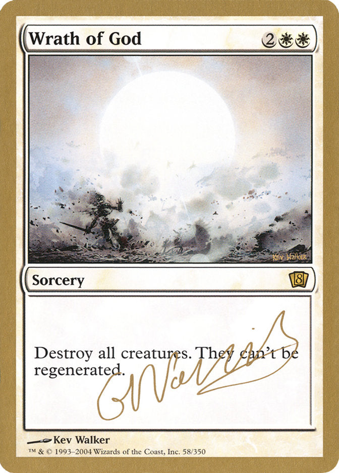 Colère de Dieu (Gabriel Nassif) [World Championship Decks 2004]