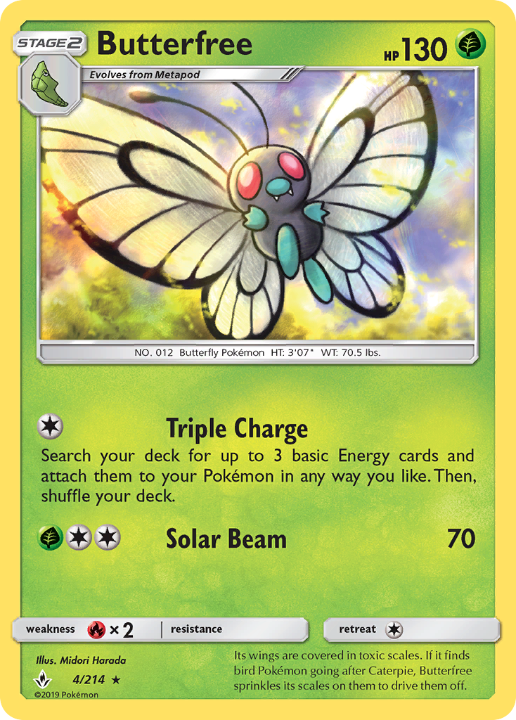 Butterfree (4/214) [Sol y Luna: Lazos Indestructibles]
