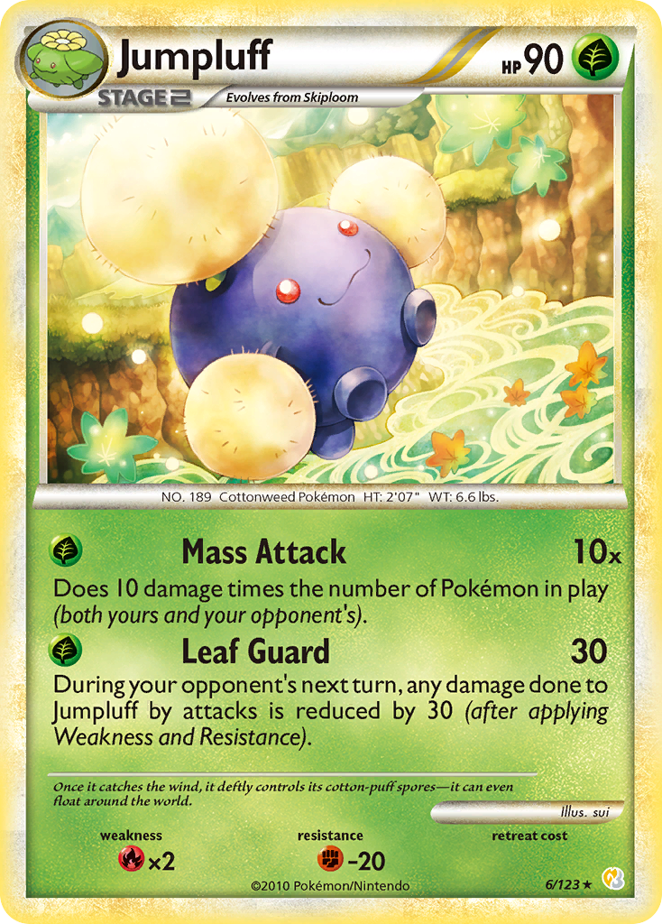 Jumpluff (6/123) [HeartGold & SoulSilver : Set de Base]