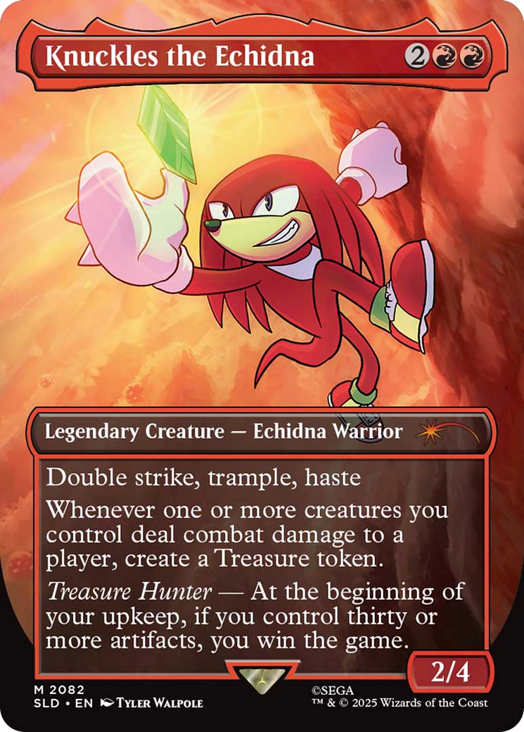 Knuckles l'Échidné [Série de cartes Secret Lair]