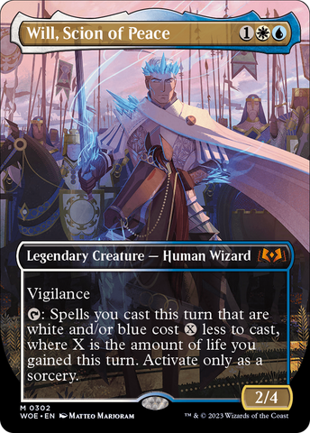 Will, Retoño de la Paz (Arte alternativo sin bordes) [Wilds of Eldraine]