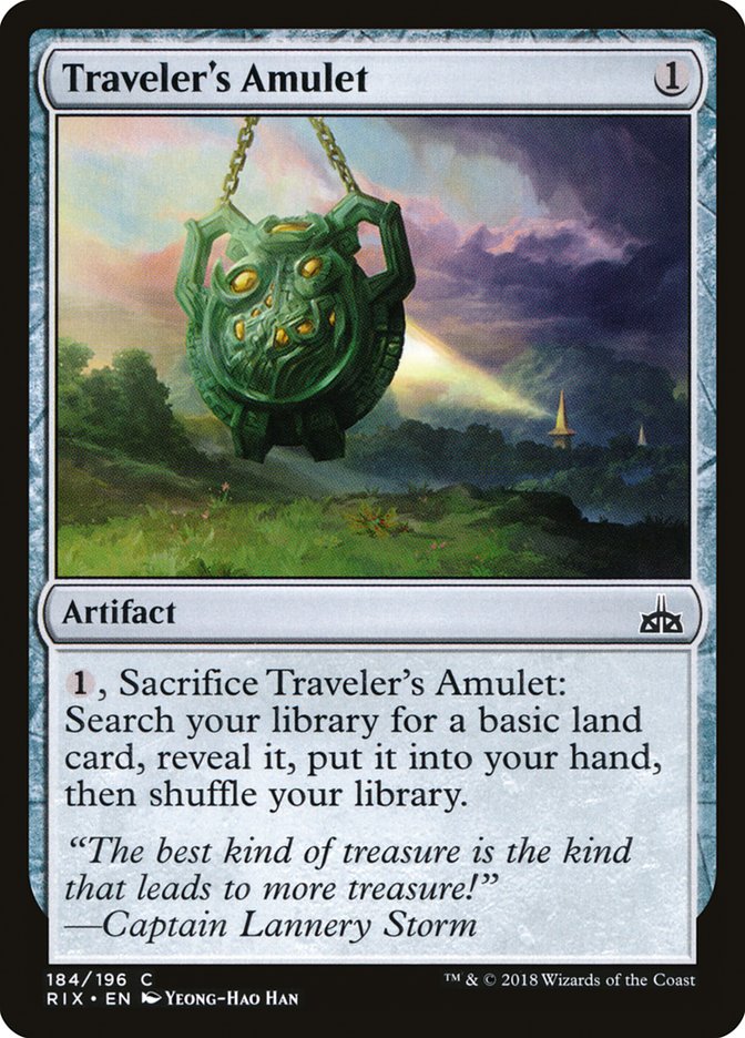 Amuleto del viajero [Rivals of Ixalan]