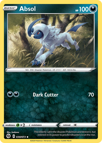Absol (038/073) [Épée et Bouclier : Destinées Radieuses]