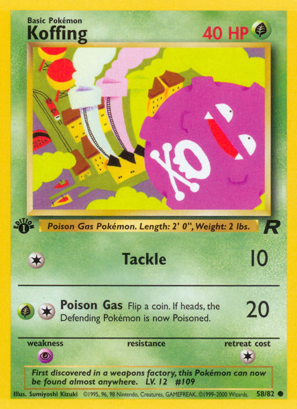 Smogo (58/82) [Team Rocket 1ère Édition]