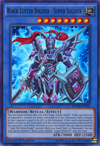 Soldado del Brillo Negro - Soldado Súper Soldado [MP16-EN136] Ultra Rara
