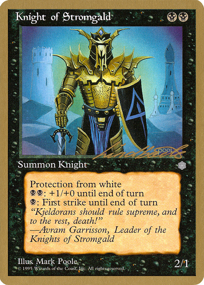 Chevalier de Stromgald (Leon Lindback) [Pro Tour Collector Set]
