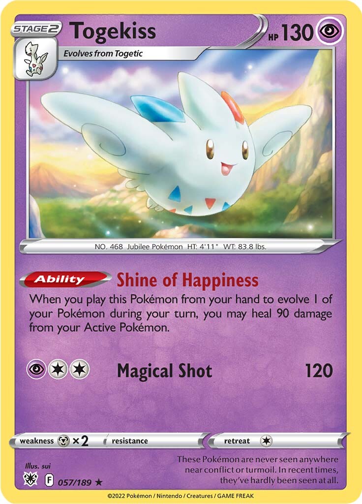Togekiss (057/189) [Espada y Escudo: Resplandor Astral]