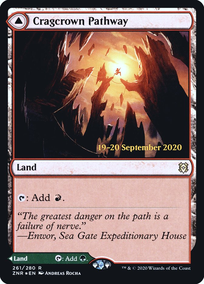 Chemin des Cimes escarpées // Chemin des Cimes sylvestres [Zendikar Rising Prerelease Promos]