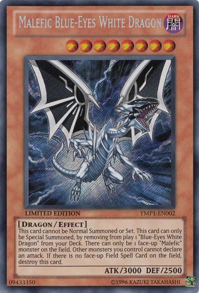 Dragón Blanco de Ojos Azules Maléfico [YMP1-SP002] Rara Secreta