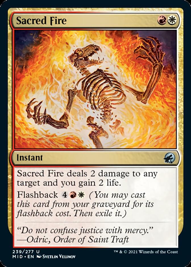 Feu sacré [Innistrad : Chasse de minuit]