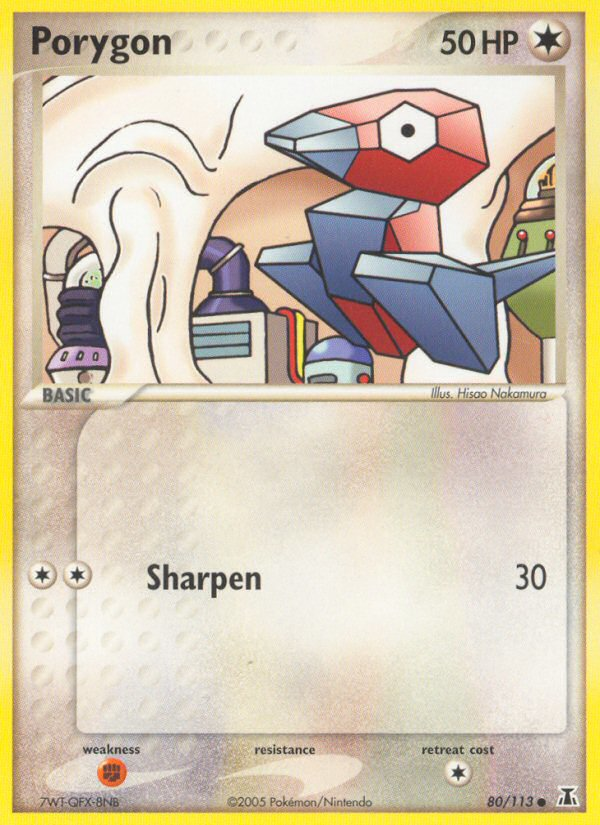 Porygon (80/113) [EX: Espèces Delta]