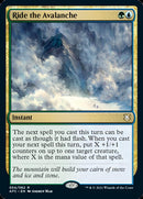 Chevaucher l'avalanche [Magic: The Gathering – Aventures en les Royaumes Oubliés Commander]