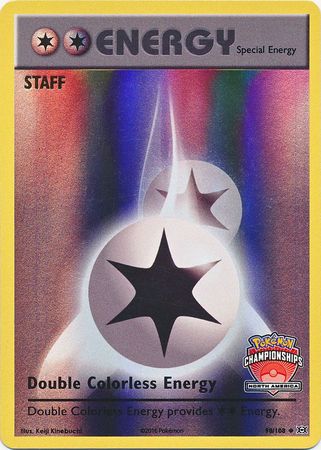 Energía Incolora Doble (90/108) (Promoción de Personal del Campeonato NA) [XY: Evoluciones]