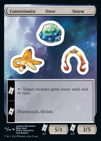 Nutria Contorsionista Tormenta [Pegatinas Unfinity]
