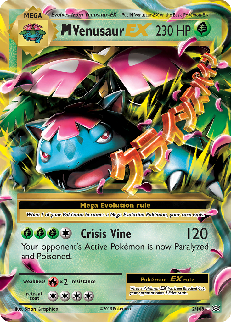 M Florizarre EX (2/108) [XY: Évolutions]