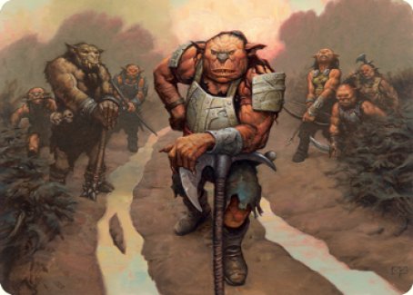 Carte illustrée du Seigneur bandit hobgoblin [Donjons & Dragons : Aventures dans les Royaumes Oubliés - Série d'art]